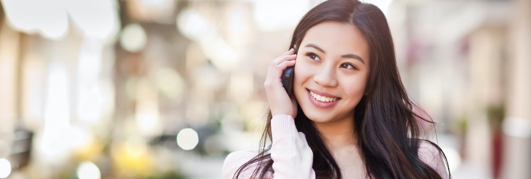 asian woman smiling in Rancho Peñasquitos Dental Center